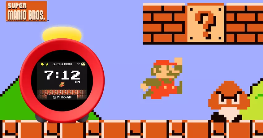 Inteligentny budzik Nintendo Alarmo został zaktualizowany o klasyczne sceny z Super Mario Bros. 