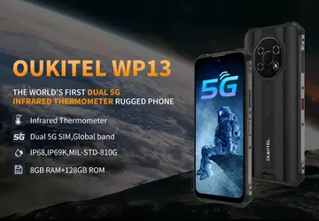 OUKITEL WP13: Wytrzymały smartfon z chipem ...