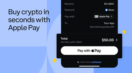 Teraz możesz kupować kryptowaluty za pośrednictwem Apple Pay na platformie Coinbase