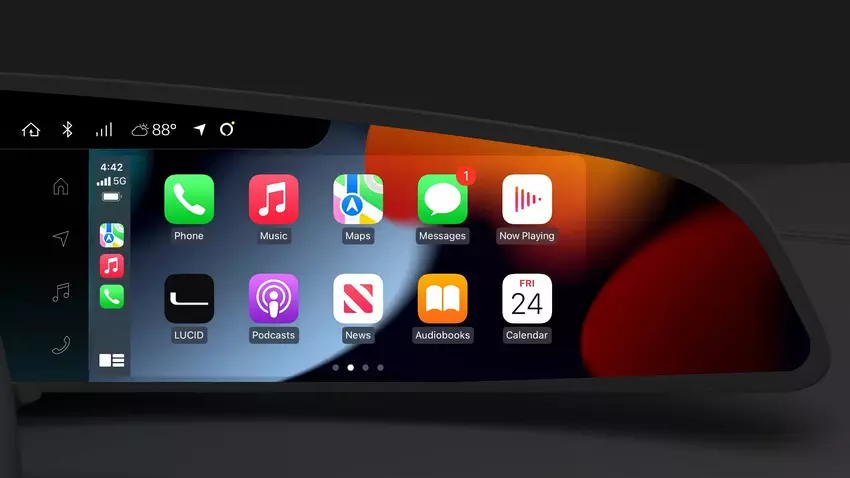 Samochody elektryczne Lucid Air otrzymują wsparcie dla bezprzewodowego CarPlay