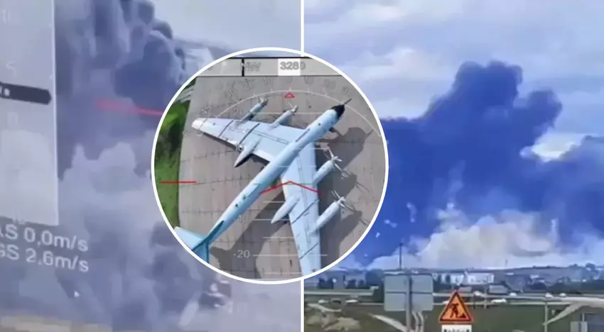 Unikalne wideo: FPV-drony jadą zniszczyć strategiczną aviację rosji w ramach operacji “Pajęczyna”