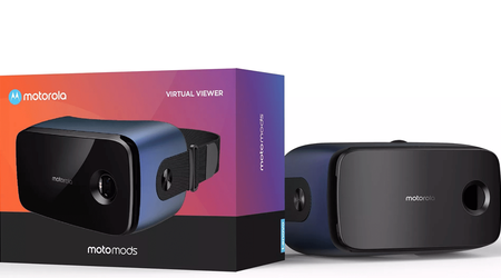 VR-wirtualnej seria moduł Viewer umożliwia wyświetlanie MotoMod głowy zamontowane smartphone