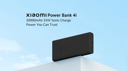 Xiaomi wprowadziło na rynek Power Bank 4i o pojemności 20 000 mAh za 26 dolarów.