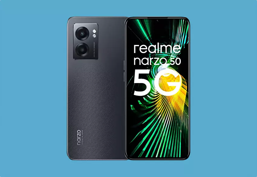 realme Narzo 50 z ekranem 90 Hz, układem Dimensity 810, baterią 5000 mAh i NFC jest w sprzedaży na Amazonie za 129 euro (30 euro taniej).
