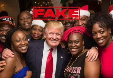 Zwolennicy Trumpa udostępniają wygenerowane przez sztuczną ...