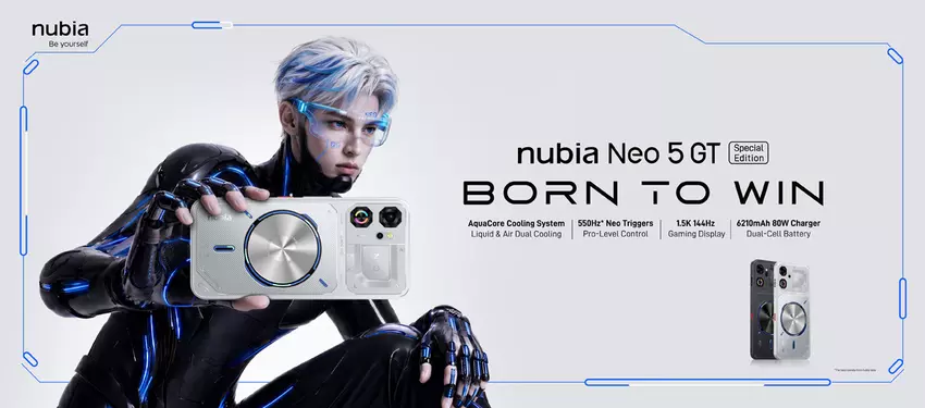 Czarny Nubia Neo 5 GT Special Edition