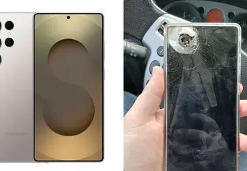 Galaxy S25 Ultra przyjął odłamek na ...