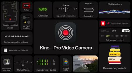 Zespół Halide Camera uruchamia aplikację Kino Pro Video