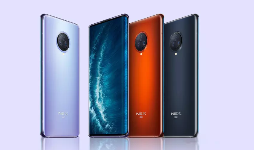 vivo NEX 3S 5G: ekran wodospad, układ Snapdragon 865, ruchoma kamera przednia, potrójna kamera główna o 64 MP i cena od 620 USD