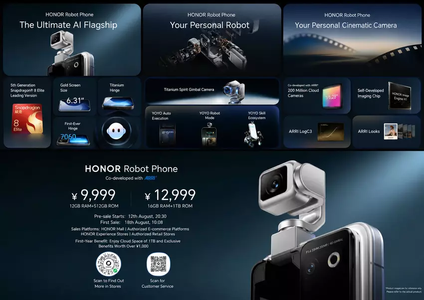 Honor Robot Phone - chip Snapdragon