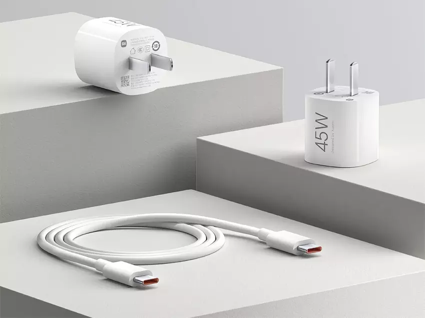 Xiaomi zaprezentowało ładowarkę GaN o mocy 45 W z dołączonym kablem USB-C i ceną 8 USD.