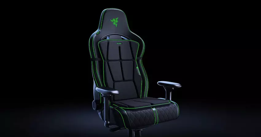 Poczuj grę... pośladkami: Razer ujawnił dotykową podkładkę pod fotel gamingowy z dotykowym sprzężeniem zwrotnym