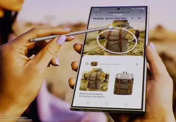 Kółko do wyszukiwania pojawi się w ...