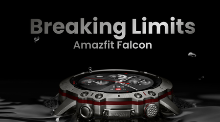 Amazfit Falcon smartwatch z ochroną 20 ATM, 159 trybami sportowymi, GPS i SpO2 odsłonięty za 500 dolarów