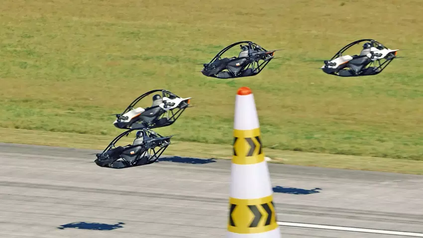 Wyścigi powietrzne przyszłości: Jetson przekształca osobiste drony eVTOL w sport