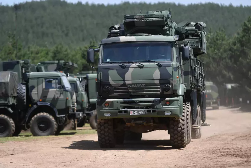 Kompleks Pantsir-C1 serbskich sił zbrojnych