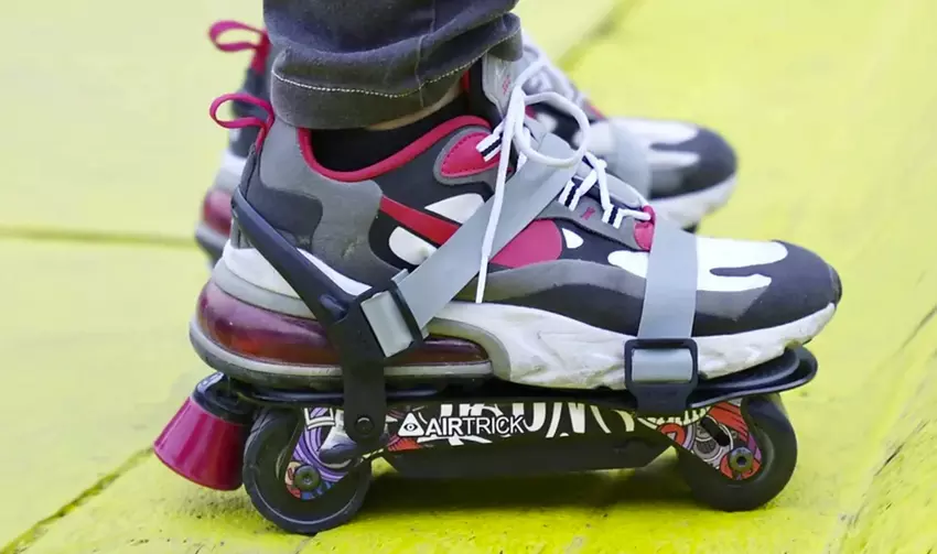 Zmień swoje trampki w elektryczne rolki dzięki rolkom Airtrick E-Skates.