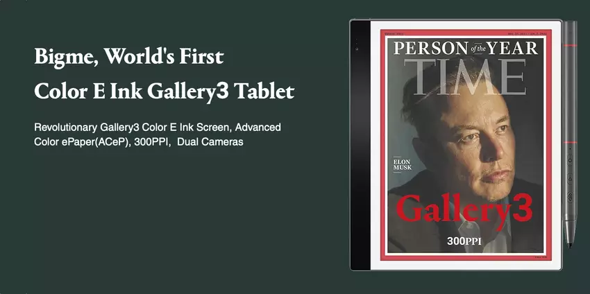 Bigme prezentuje pierwszy na świecie e-book z ekranem E Ink obsługującym ponad 50 000 kolorów