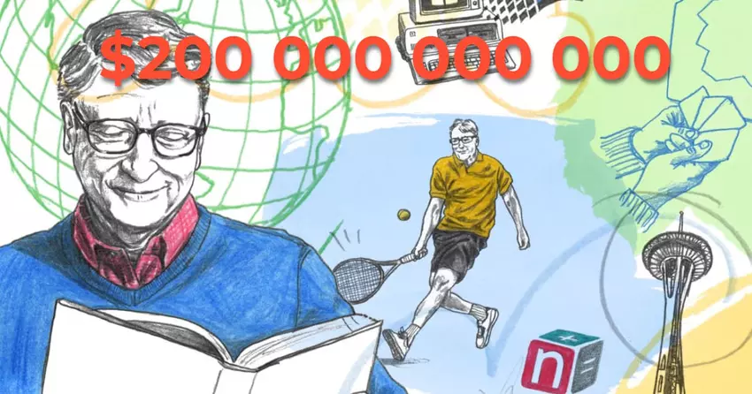 Bill Gates planuje przekazać cały swój majątek w wysokości 200 miliardów dolarów na działalność charytatywną w ciągu 20 lat