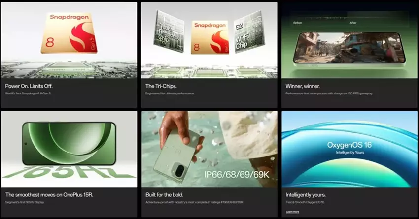 OnePlus 15R smartfon