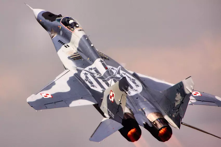 Polska nie przekaże Ukrainie wszystkich swoich myśliwców MiG-29