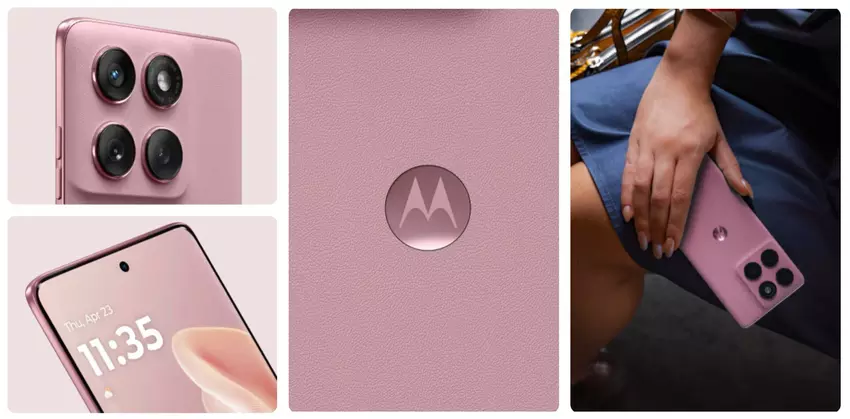 Nowe zdjęcia Motoroli Edge 60 Fusion przedstawiają wzornictwo i kolory Pantone