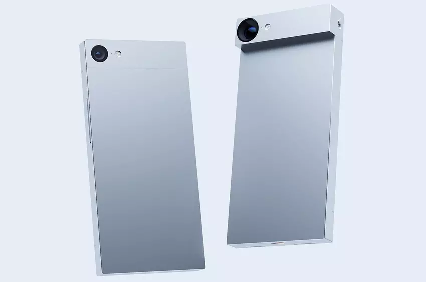 Ten modułowy telefon ma odłączany tył, aby w razie potrzeby zrzucić wagę