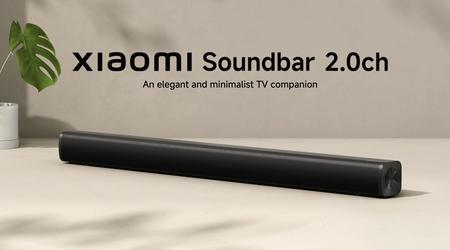 Xiaomi prezentuje Soundbar 2.0ch: przystępny cenowo soundbar z Bluetooth 5.3 i szeroką gamą portów