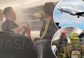 Powerbank niespodziewanie wzbił się w kabinie ...