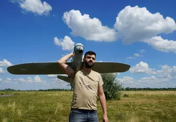 Pierwsze ukraińskie drony Leleka-100, kupione przez ...