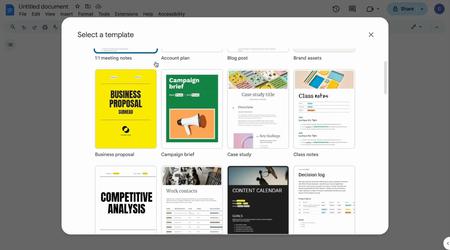Dokumenty Google dodają 40 nowych szablonów