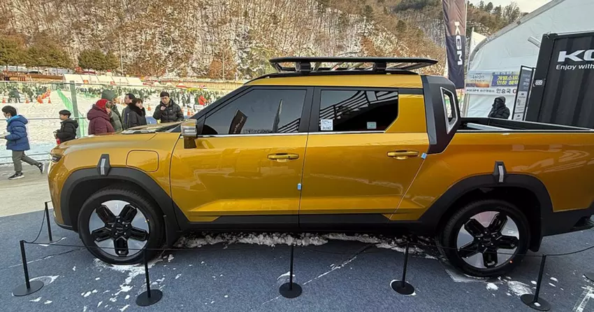 Koreańska odpowiedź na Teslę Cybertruck: KGM SsangYong zaprezentował elektryczny pick-up Musso EV