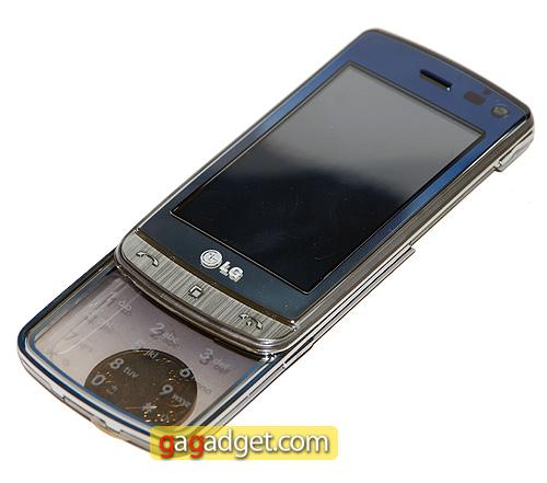 Transparent Crystal: wideorecenzja telefonu LG GD900 Crystal-6