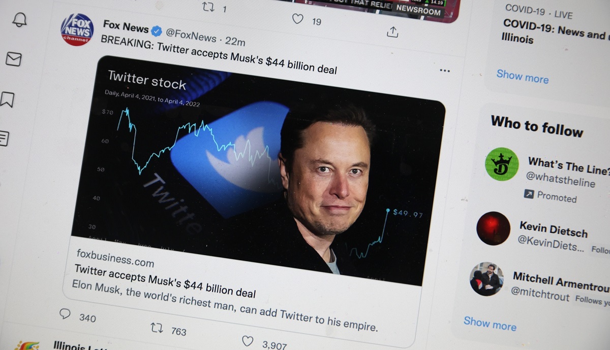 Wartość Twittera spadła o prawie 30 mld USD, odkąd przejął go Elon Musk