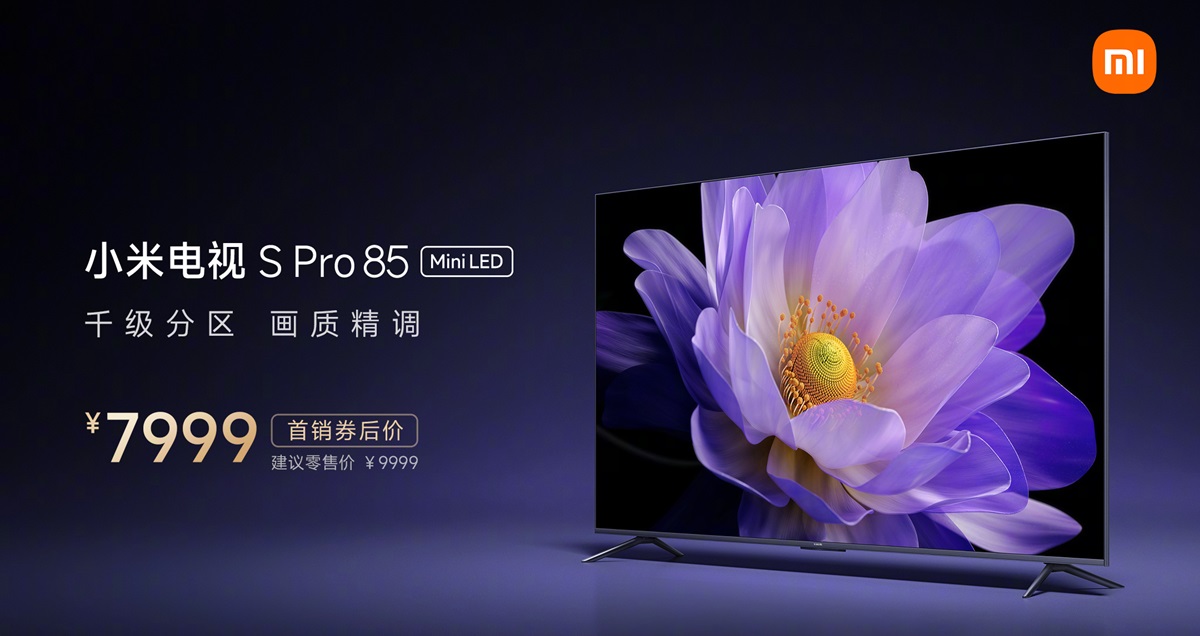 Xiaomi TV S Pro 85 - duży mini telewizor LED z obsługą 4K ULTRA HD, 144 Hz i HDMI 2.1 w cenie 1100 USD