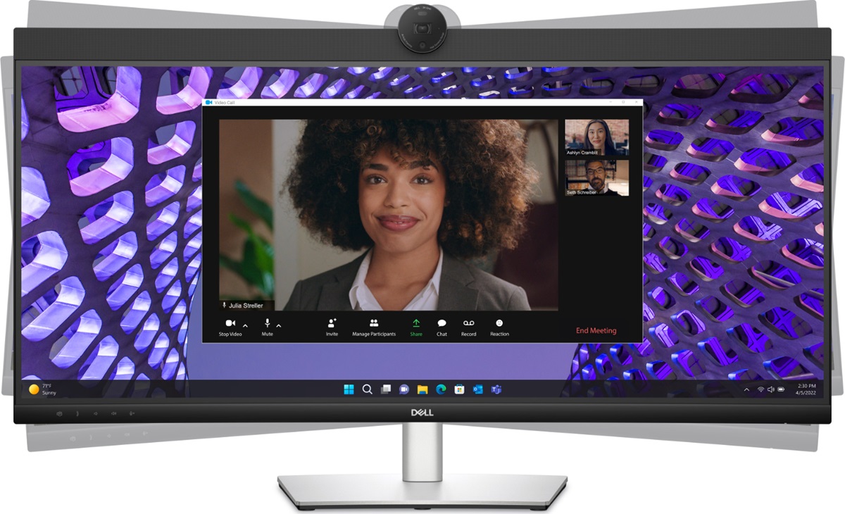 Dell zaprezentował zakrzywiony monitor WQHD z dostępem do Internetu i szybkim ładowaniem 90 W w cenie 950 USD