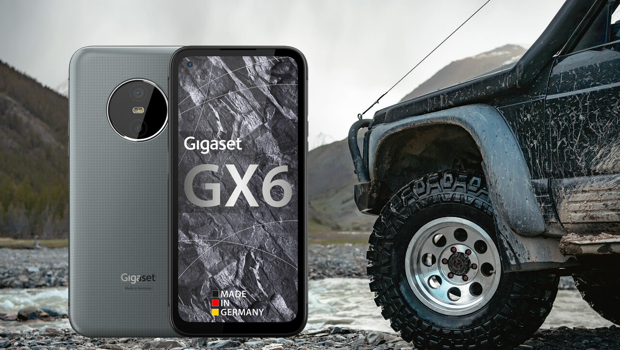 Gigaset GX6 - niemiecki wytrzymały smartfon z wyświetlaczem Dimensity 900, 120Hz, aparatem 50MP, OIS i wymienną baterią za 579 euro