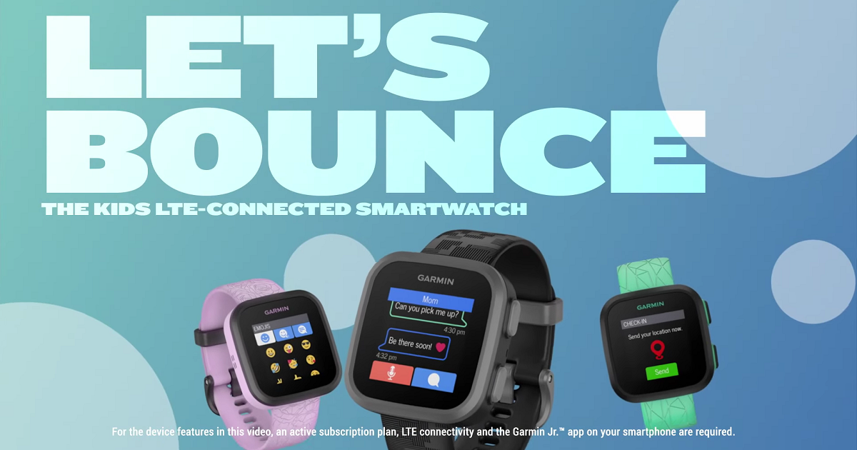 Garmin Bounce - smartwatch dla dzieci z abonamentem LTE i GPS za 150 dolarów