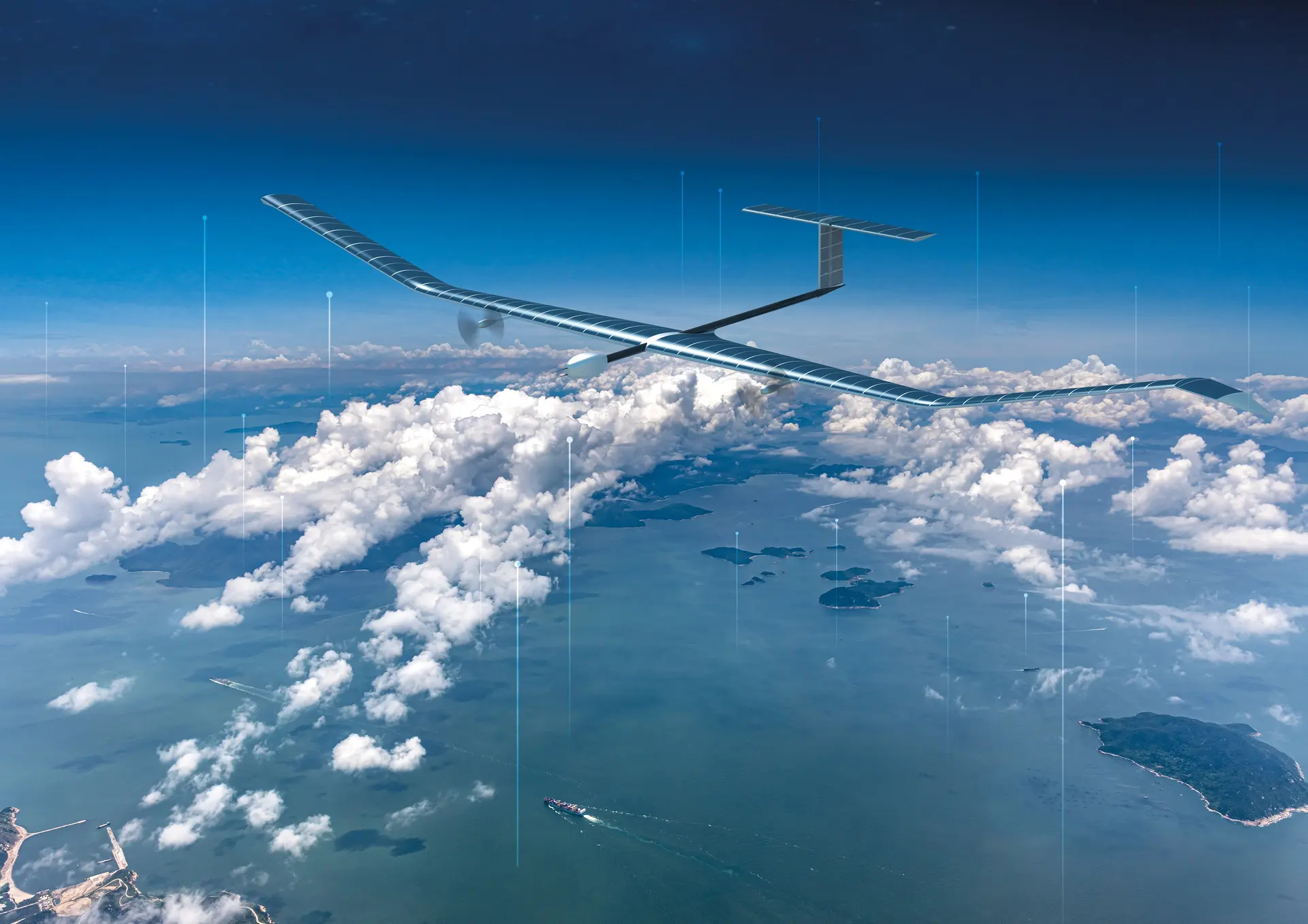 Dron Zephyr z panelami słonecznymi ustanawia nowy rekord czasu lotu
