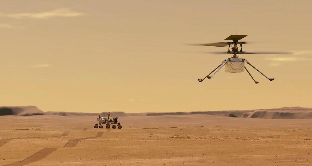 Ingenuity wykonał swój 55. lot nad Marsem - bezzałogowy helikopter przeleciał 264 metry w 143 sekundy.