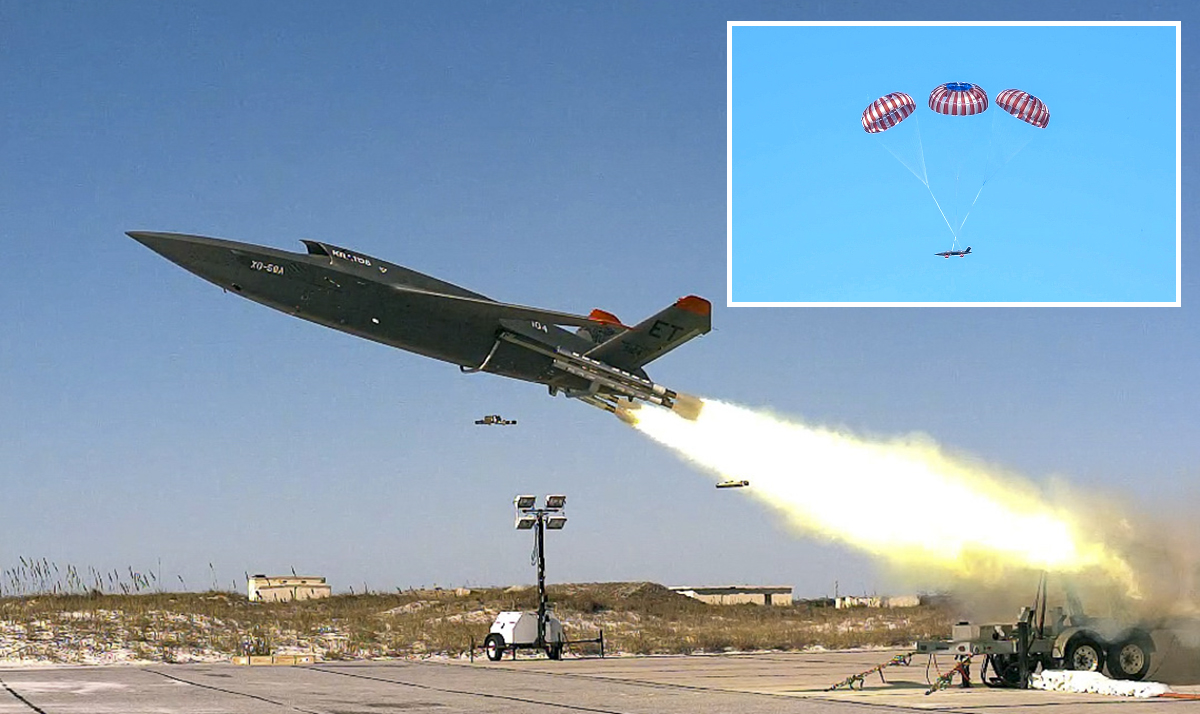 US Air Force publikuje nowe zdjęcia z testów drona XQ-58A Valkyrie