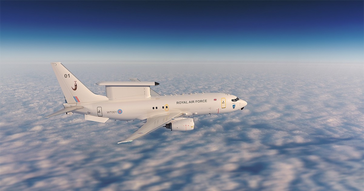 Northrop Grumman instaluje czujnik MESA w brytyjskim samolocie E-7 Wedgetail