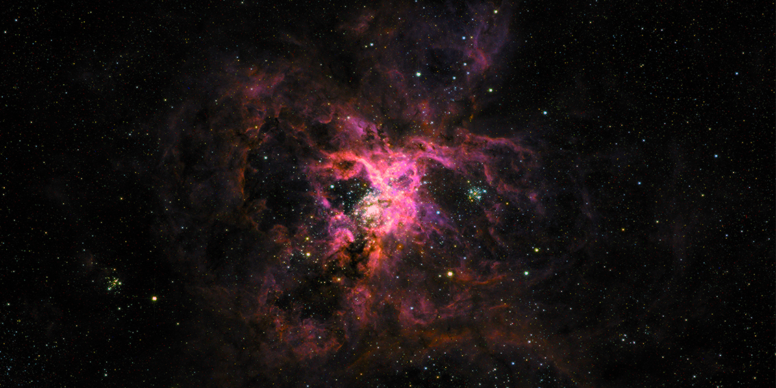 Naukowcy publikują pierwsze zdjęcia wykonane przez SuperBIT - unikalny teleskop uchwycił zderzenie galaktyk i Mgławicę Tarantula