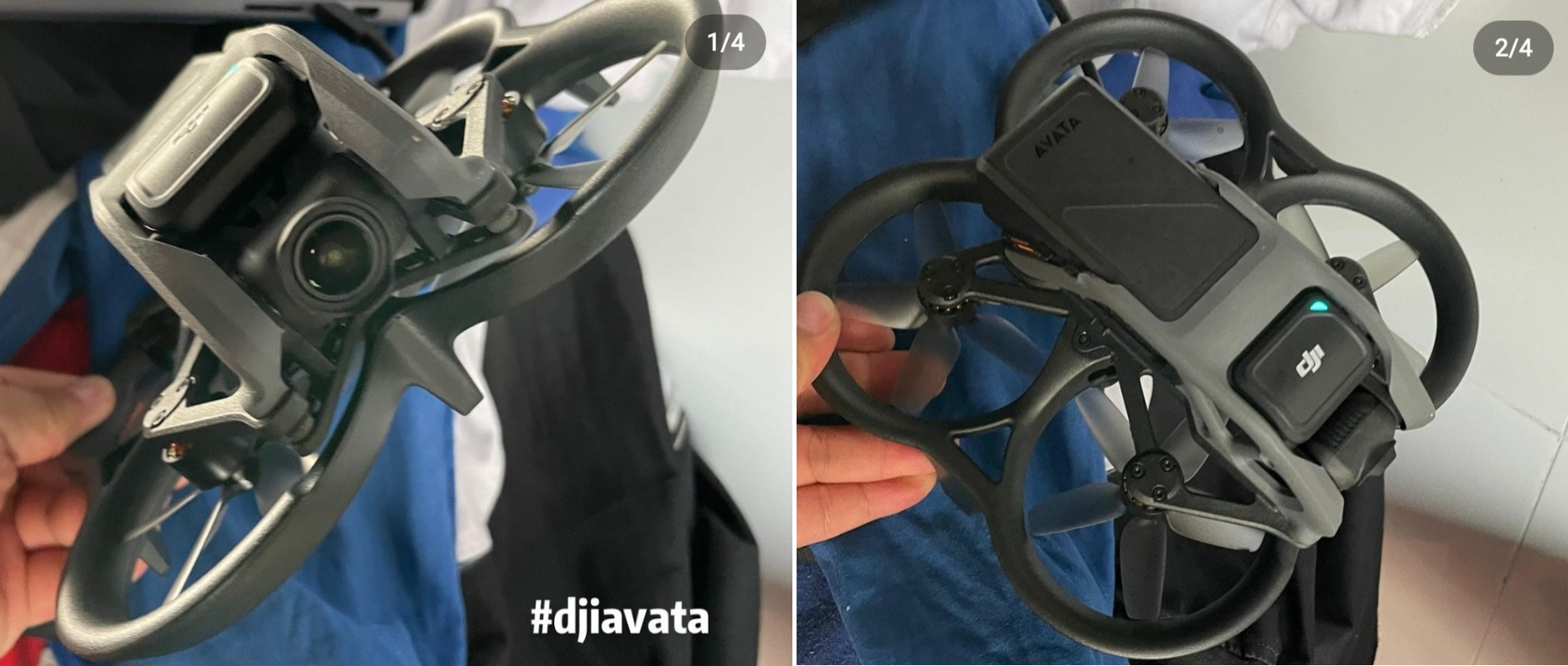 Zdjęcia i filmy z niezapowiedzianego drona DJI Avata FPV wydane