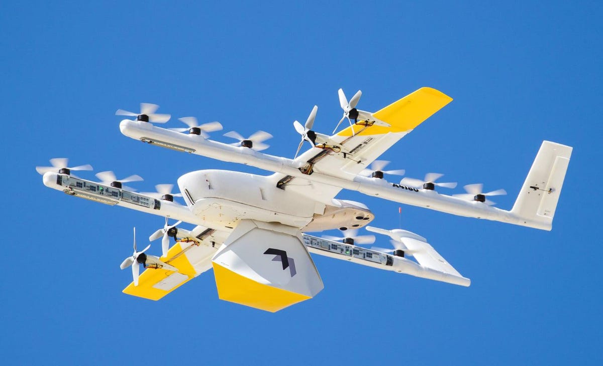 Skrzydłowe drony będą odbierać towary bezpośrednio ze sklepów w celu dostarczenia ich do klientów