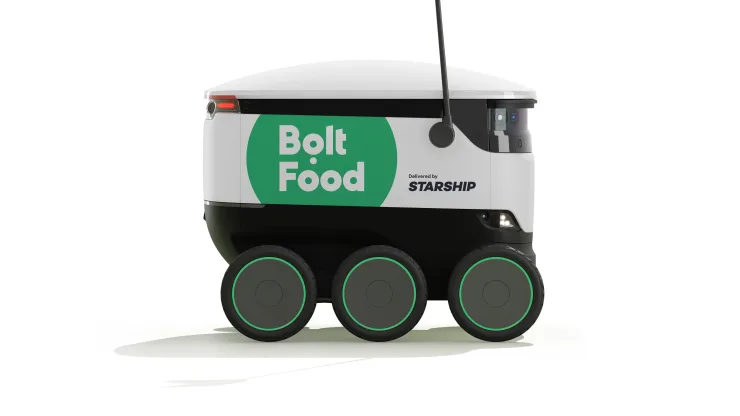 Bolt Food wdroży autonomiczne roboty dostarczające żywność w Tallinie