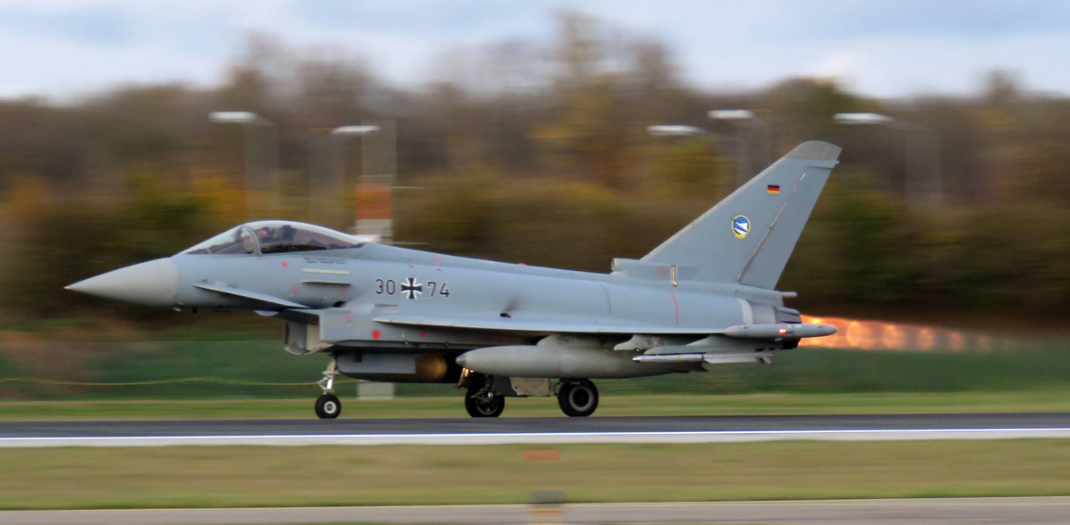 Niemcy przekazują Austrii trzy myśliwce Eurofighter Typhoon