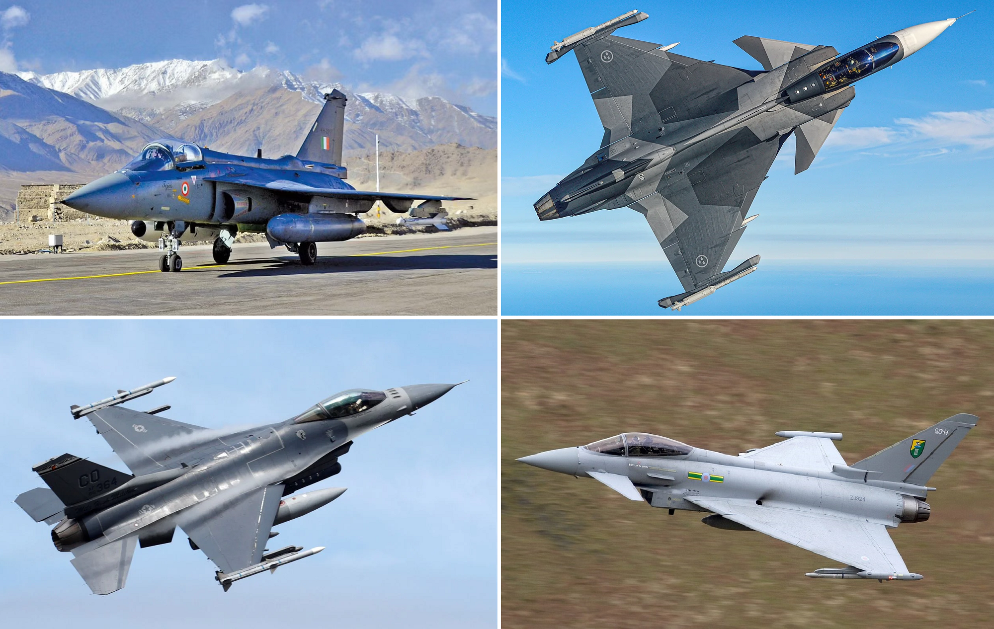 Kolumbia uważa, że ​​myśliwce F-16 Fighting Falcon, Eurofighter Typhoon, Gripen-E i Tejas Mk1 zastąpią starsze samoloty IAI Kfir