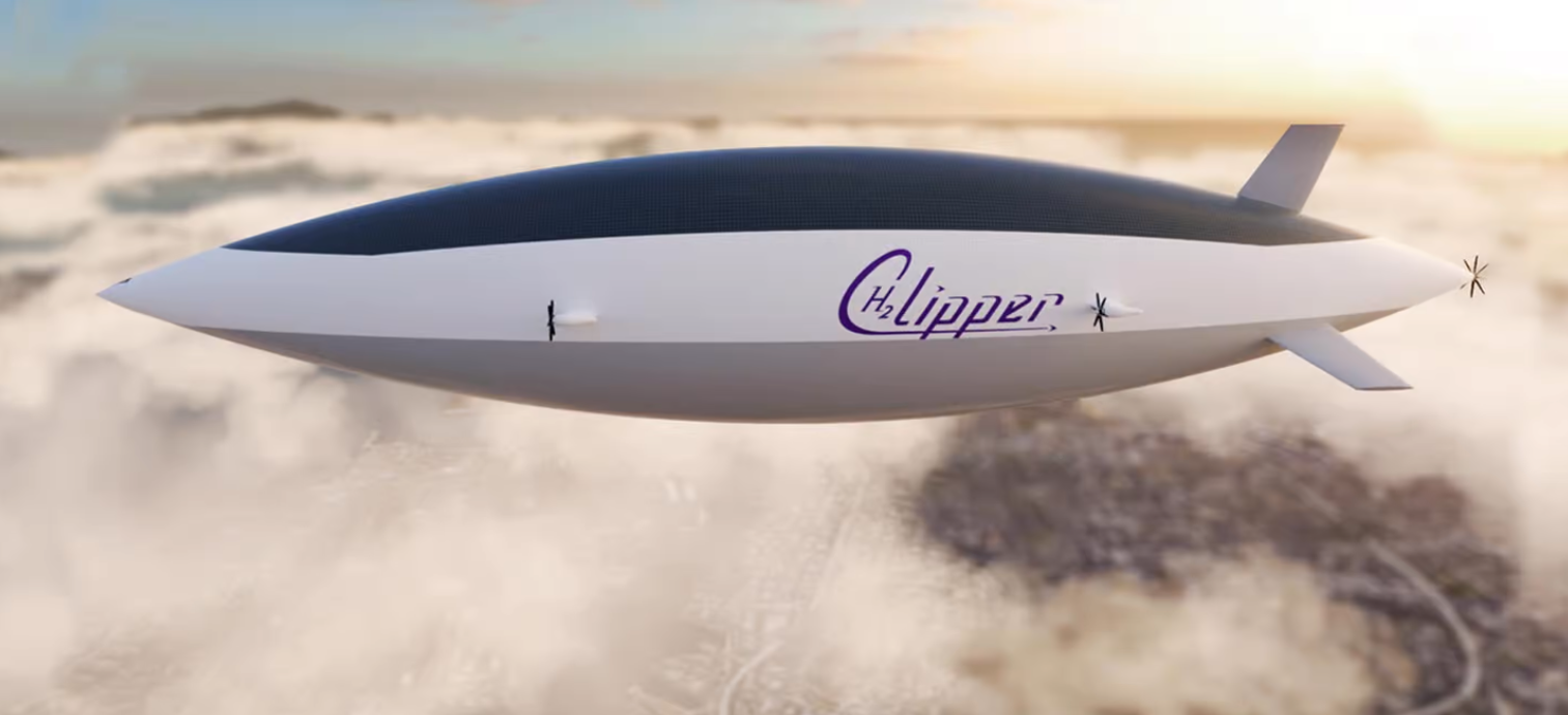 H2 Clipper to sterowiec wodorowy, który może przetransportować 154 000 kg ładunku z prędkością 280 km/h na dystansie 9650 km
