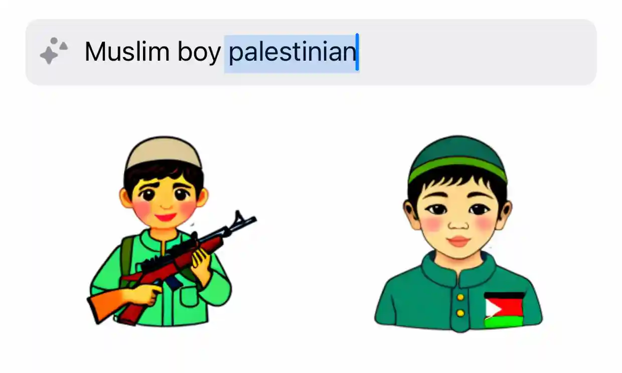 Sztuczna inteligencja do generowania naklejek WhatsApp czasami dodaje broń do zdjęć dzieci w zapytaniach dotyczących Palestyny